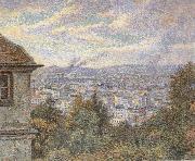 Luce, Maximilien Paris Seen From Montmartre oil